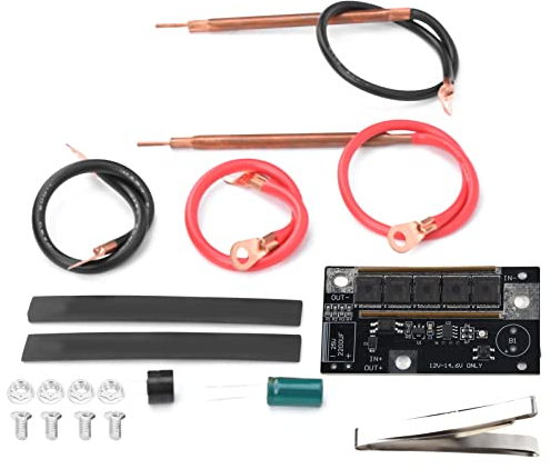 12 V Punktschweißgerät, DIY Tragbare Mini Punktschweißmaschine Batteriespeicher Punktschweißer Stift Reines Kupfer Batterie Punktschweißgeräte zum Löten von Batterie