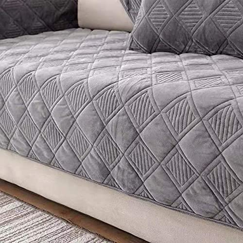 Couchbezug Sofabezug Sofaschoner Ecksofa l Form Sofahusse rutschfeste Wendbar Sofa Überwürfe 3/2/4 sitzer Möbel Sofa Schutz Abdeckung (Color : A, Size : 70x150cm1pc)