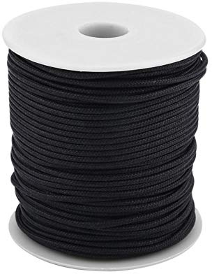 Shipenophy 50M Spule 2mm Dia Super Strong Harpune Reel Line Wear Harpune Reel Line Angelschnur Als Angelseil Umreifung(Schwarz)