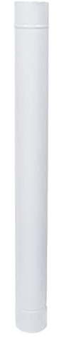 TUBO SMALTATO PER STUFE (CM 50 Ø 12 BIANCO)