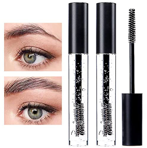 HIVETZ 2PCS Eyebrow Gel Waterproof & Long-Lasting Clear Eyebrow Gel for Natural Styling and Repair