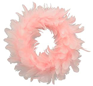 Exner GmbH Kranz Feder - 15 cm - rosa - Feder/Schaum