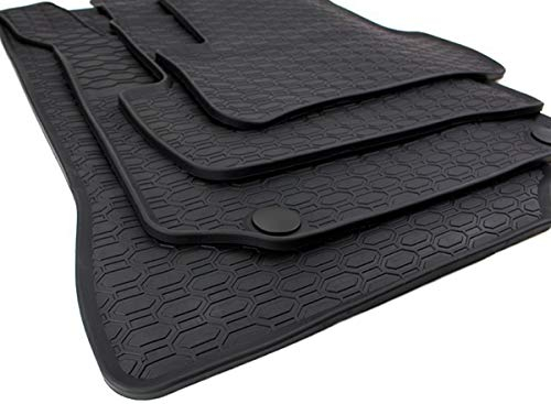 kfz-premiumteile24 Premium Gummimatten Kompatibel mit A-Klasse W176 mit B-Klasse W246 CLA C117 GLA X156 Fußmatten Automatten Gummi Allwetter 100% Passgenau