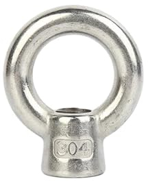 DUOCAI Stainless Steel Eye nut Ringmutter aus Edelstahl 304 M6 M8 M10 M12 M16 M20 M24 Ringmuttern (Size : M24)