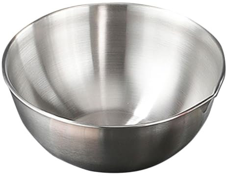 Hoement Edelstahlschalen Zum Mischen Große Metallrührschüssel Für Kochen Und Backen Praktische Küchenschüssel Aus Edelstahl Für Vorbereitung