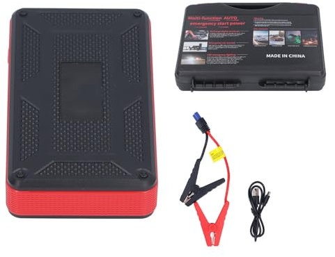 Tragbarer 1000-A-Autobatterie-Starthilfegerät, Zuverlässige Notstromquelle, USB-Ausgang für Schnelles Aufladen, Eingebauter 20000-mAh