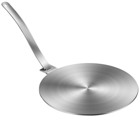 LALADEFIEE Diffuseur De Chaleur Inoxydable Pour Cuisinière à Et Plaque à Induction Adaptateur De Cuisson Amovible Avec Poignée Isolante Pour Utilisation Sécurisée Et Pratique