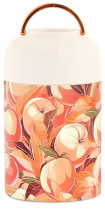 Oro Rosa Personalizzato In Acciaio Inox Vuoto Isolato Contenitore di Alimento per Cibo Caldo con Cucchiaio per Uomo Snack 17 Oz