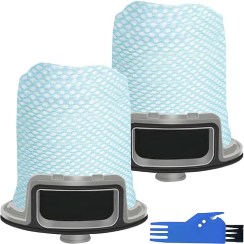 EATBALE Automatisk tomma dockningsfilter reservdelar för Roborock S7 / S7+ / S7 MaxV Plus/T7S / T7S Plus robotdammsugare för sugstation tvättbart dammsugarfilter tillbehör kit