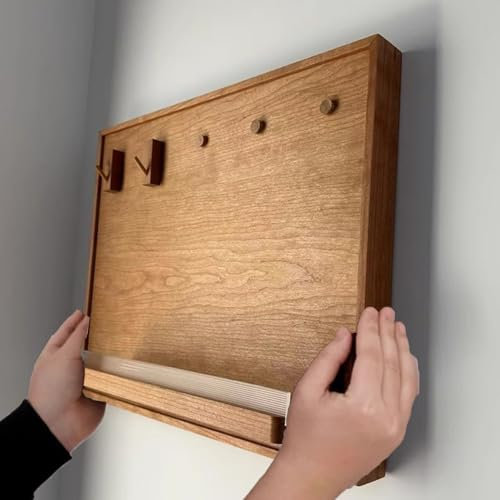 Cache Compteur Electrique Couvercle de Coffret de Compteur en Bois pour Intérieur, Couvercle de Disjoncteur Magnétique pour mur Décoratif, Couvercle de Tableau Électrique pour Armoire de Distribution.