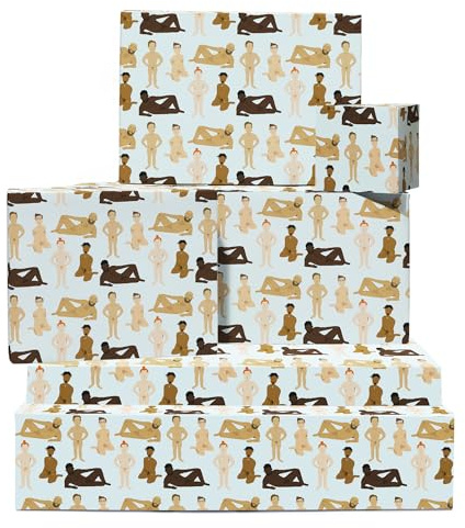 Central 23 - Carta da regalo divertente, umorismo, persone, pulita, 6 fogli per amici, colleghi, uomini, donne, compleanno