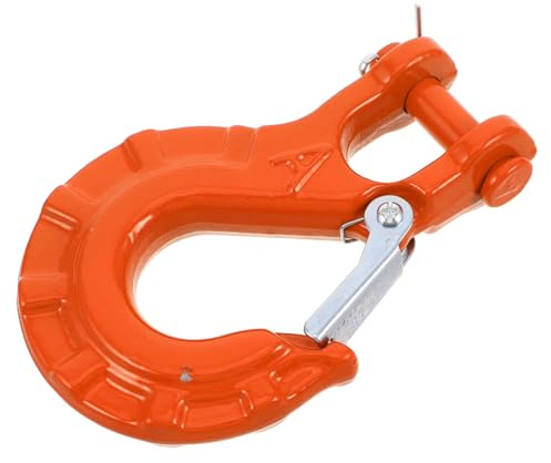 Crochet de Remorquage en S pour Treuil de Remorque 3/8 Pouce | Acier Allié Orange, Charge Élevée et Connexion Sûre, Installation Facile, Usage Polyvalent
