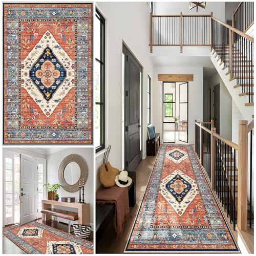 Alfombra Pasillo Larga Antideslizante Lavable Alfombra Cocina 40 x 60 cm Alfombra de Entrada Moderna Alfombras de Pasillo Alfombra de Pelo Corto Alfombras de área para Cocina Lavadero Dormitorio