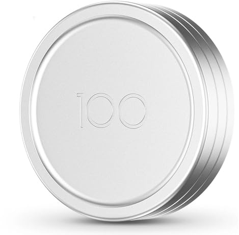 JJC Metall-Objektivdeckel Kompatibel mit Leica Q3 43 Q3 Q2 Q Kamera Silber | Q3 Monochrom, Q-P, Passt fur Quadratische Gegenlichtblende, 100th Jubilaumsausgabe, Premium-Qualitat
