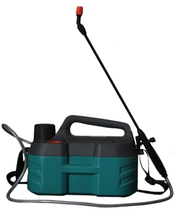 Spruzzatore elettrico, 8/5L Spruzzatore Elettrico Automatico da Giardino, Pistola a Spruzzo for Piante Ricaricabile Irrigatore Annaffiatoio Attrezzo(Green 5L 2000mAh)