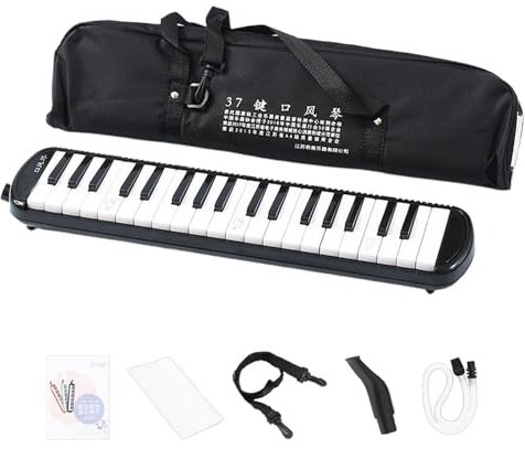 32-Key Melodica - Portable Air Piano, Harmonica Style Keyboard, Blow Instrument for Children and Adults, Music Education Tool | Music Lessons, School Projects, Band Practice, Beginner Learning