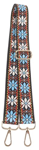 YARNOW Musical Instrument Banjo Strap Adjustable Vintage Design Polyester Fabric and Metal Buckle for Banjo and Mandolin Players