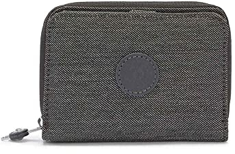 Kipling Money Love Portefeuille Moyen, Black Peppery (Noir)