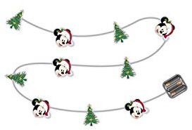 ARDITEX WD13429 Calcetín de Navidad Papa Noël de 42x32cm de Disney-Mickey