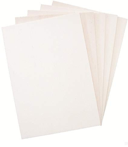 Hagspiel Laubsägeholz, Sperrholz, Sperrholzplatten, Pappel 4 mm DIN A4 (30 cm x 21 cm), (Pappel 4 mm 50 Stk.)