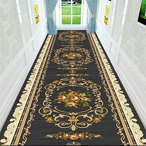 RUGMRZ Home Teppich Modernes Hotelkorridor waschbares Badezimmer rutschfest Teppich für bürostuhl Mehrfarbig Auslegware Teppichboden deko Boden Home Teppich Wohnzimmer deko120x180CM