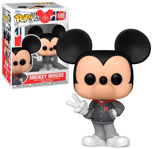 Funko Mystery Minis: Disney - Mickey Mouse (IRL) | Official Cartoon/Animation Merch - Collectable Vinyl Figurine for Shelf Display - Birthday Gift Idea for Fans and Collectors
