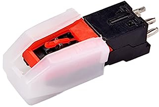 Veemoon Piezoelectric Pickup Stylus for Gramophone Record Magnetic Stylus Accessory for Vinyl Player Needle Replacement in Home Audio Setup
