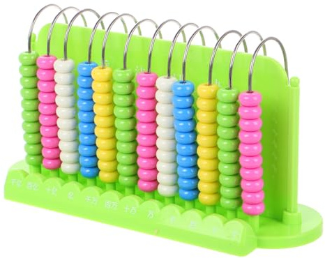 VICASKY Boulier Enfant Abaque Calculatrice Jeux Abacus Abaques Child Game Chinois éducation Garçon Fille ArithméTique Bâton Couleur Jouet Eveil éDucatif à 12 Barres
