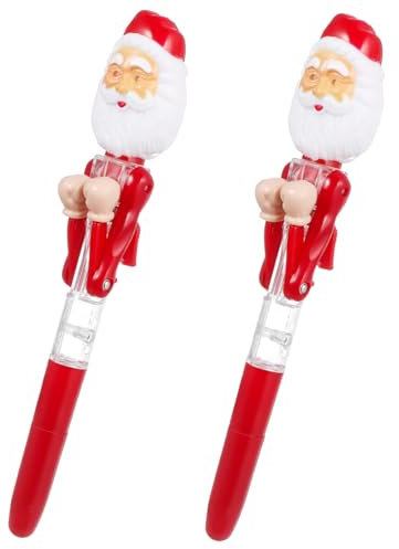 HONMEET Penna A Sfera Di Natale Penna Di Babbo Natale Design Natalizio Per Regali Di Feste E Decorazioni
