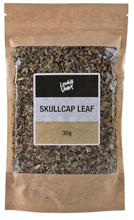 Lowhill Valley Skullcap Leaf - Scutellaria baicalensis Herbal Tea for Relaxation and Well-Being – No Additives or Preservatives – Organically Grown – 30g