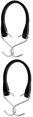 BUGUUYO 2 Ganci Per Corde Elastiche Corde Per Teloni Morsetti Per Da Sole Con Cinghia in Gomma Per Esterni Per Teloni