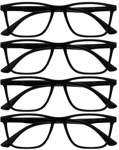 OPULIZE NYX Occhiali luce blu donna e uomo - Occhiali da lettura Antibagliore - Occhiali per computer - Protezione UV - Rettangolare