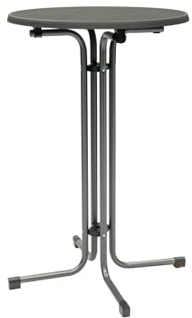 MFG Stehtisch, Ø=70 cm, anthrazit/Schiefer | klappbar