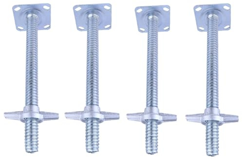 ZMTGLTG Tornillo Nivelador De Andamio De 300 Mm con Varilla Roscada Reforzada For Garantizar La Estabilidad, Compatible con Andamios De Marco Y Andamios De Torre.(3.0)