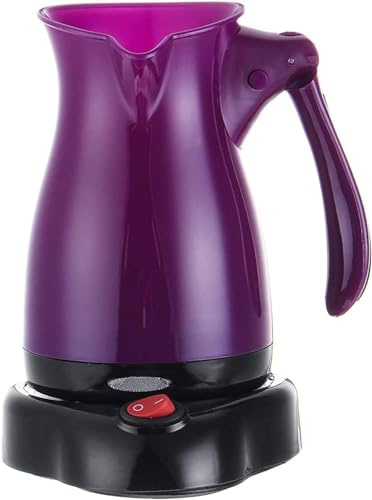 Kettles, for Boiling Water, 5L Coffee Pot Maker for Kitchen Heaters Stove Hot Cooker Plate Milk Water Coffee Tea Heating Kettles Home Office Boil-Dry Protection, Stainless/Purple elegant