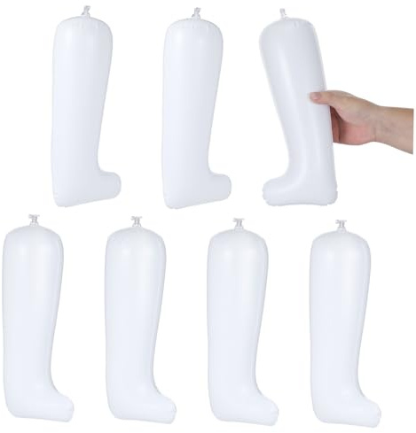 Gatuida 3 Pairs Inflatable Pvc Boot Stretcher and Shoe Trees Thickened 32cm Long Mid-calf Boot Support for Women Home Use