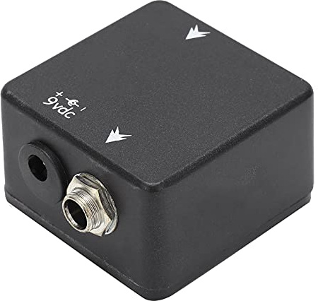RiToEasysports Guitar Effect Pedal Metal Pure Buffer Effect Pedal with 1 4in Jack DC 9V Power for Reducing Cable Capacitance in Guitar Amplifier Setup for Players