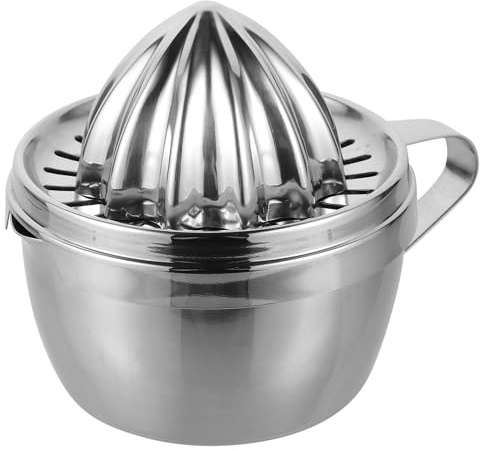 MUCKLILY Spremiagrumi Manuale in Acciaio Inossidabile Pressa Agrumi Mano per Frutti Agrumati e Arance Strumento Compatto Facile da Usare per Casa Cucina e Bar