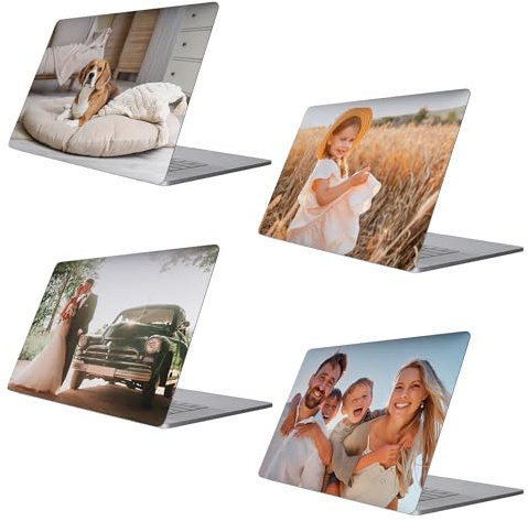 Finest Folia Personalisierte Laptop Folie – Custom Folien Cover zum selbst gestalten mit Wunschmotiv – Selbstklebender Vinyl Aufkleber für 10-17 Zoll Notebooks wasserfeste Schutzfolie