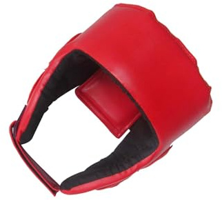 QUXVUIS Casco de Boxeo eficaz para Entrenamiento de Taekwondo y Kickboxing. Amplia aplicación. Equipo de protección para niños, Adultos, MMA, Cobertura Total, Karate, Rojo, Adultos
