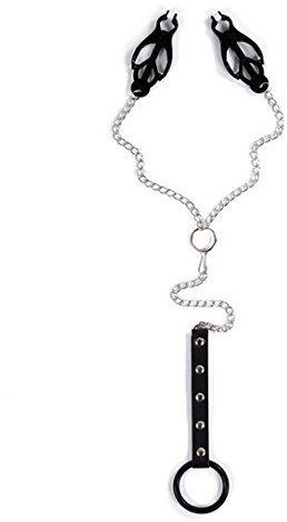 Männer Nippel Klemmen Brustklemmen mit Penisringe Ketten Verstellbaren SM Fetish Bondage Stimulator Sex Spielzeug