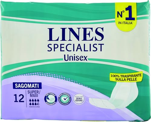 Lines Specialist Inkontinenzeinlagen für Herren und Damen, 12 Stück