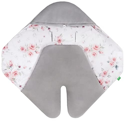 Lulando 5902659886644 babysovsäck Buli i serien Art Collection, 90 cm x 80 cm, grå, 500 g
