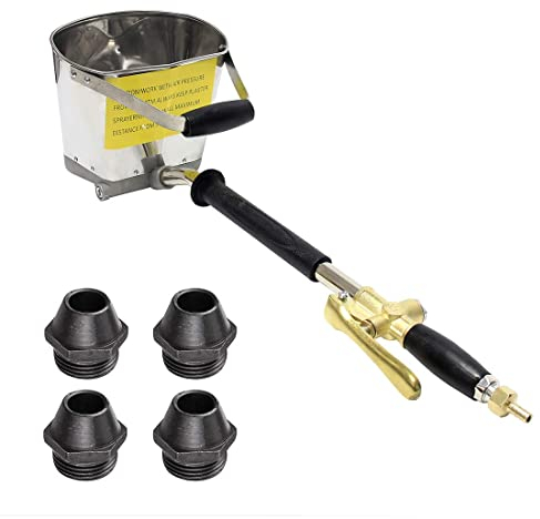Wisamic 4 Jet Putzpistole Trichterpistole Spritzpistole Spritzgerät Wandmalerei Tool