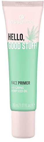 essence HELLO, GOOD STUFF! FACE PRIMER, Transparent, feuchtigkeitsspendend, pflegend, grundierend, vegan, ohne Parabene, ohne Mikroplastikpartikel, Nanopartikel frei, 1er Pack (30ml)