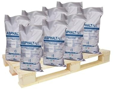 ASPHALTALL Kaltasphalt 625 kg - Gebrauchsfertiges bituminöses Kaltbindemittel