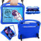 Bam Bino Space Suit Kids Case for iPad Pro 12.9 3rd/4th/5th/6th Generation (2018-2022) Models [Not for iPad Pro 12.9 1st/2nd Gen] Screen Guard, Handle, Shoulder Strap, Pencil Holder (Galactic Blue)