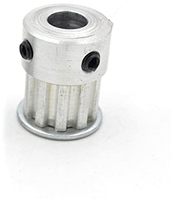 XL 14T. Timing-Riemenscheibe, 5/6 / 6,35/7/8/10 / 12mm Bohrung, Getriebescheibe, 11mm Breite, 14teeth, Aluminiumlegierung Zahnriemenscheibe (Size : K Type Bore 12mm, Width : for Belt Width 9mm)