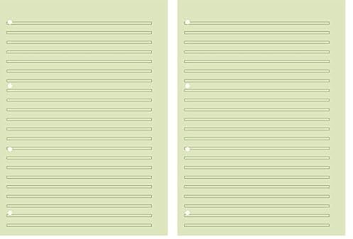 Brunnen Schulblock A4 Lineatur 3, 3. Klasse, 50 Blatt, Premium (Packung mit 2)