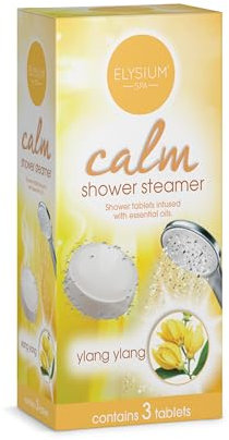 3 Pack Ylang-Ylang Calming Relaxing Shower Steamers | Infused with Essential Oils | Home Spa Experience | Infuses with Shower Steam (1)